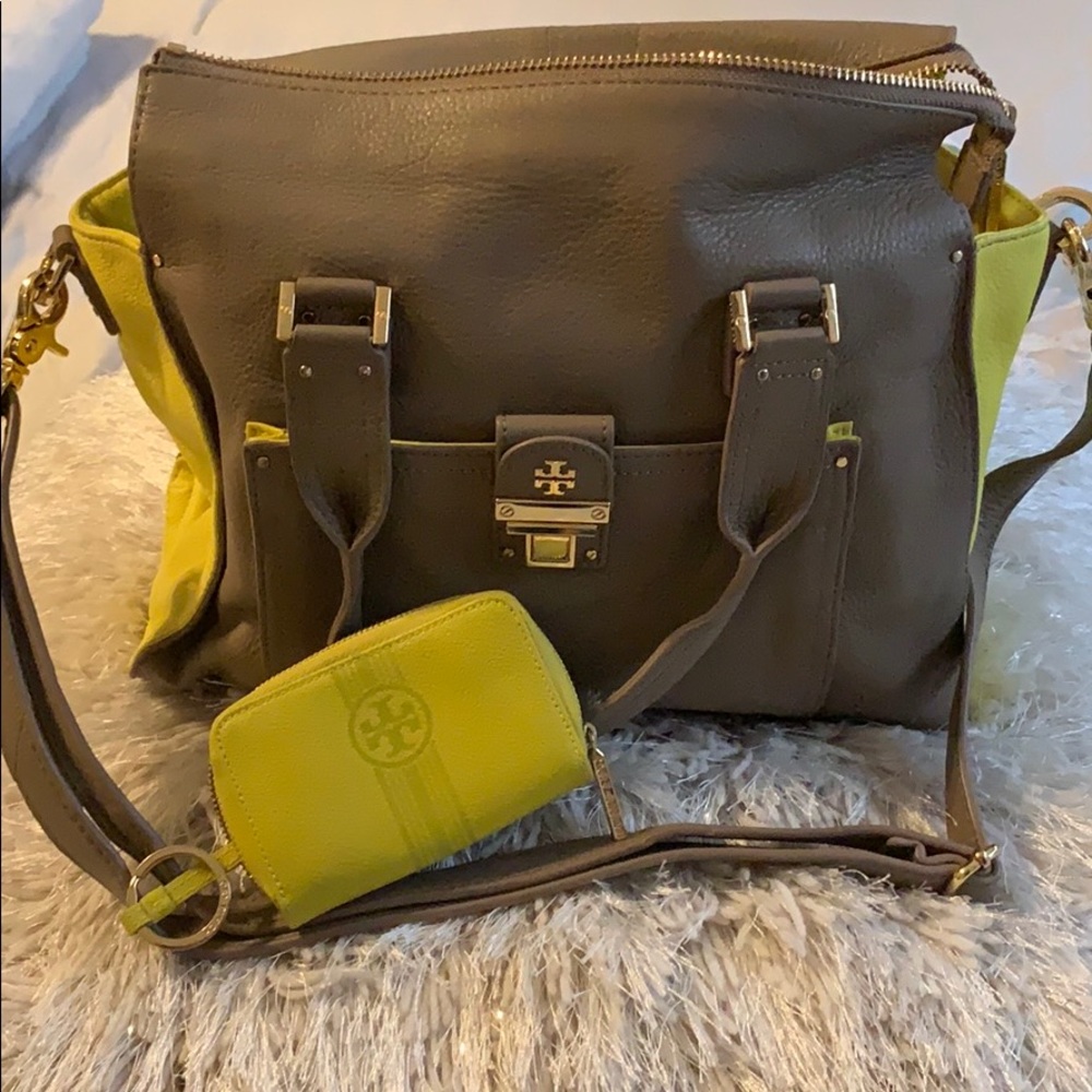 Tory Burch handbag with matching wallet